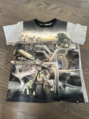 Molo Kids Children Short Sleeve Tee T-Shirt. Multi Color / Gray. Size 152 (12).
