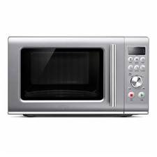 Image of Sage The Compact Wave Soft Close Microwave Silvern