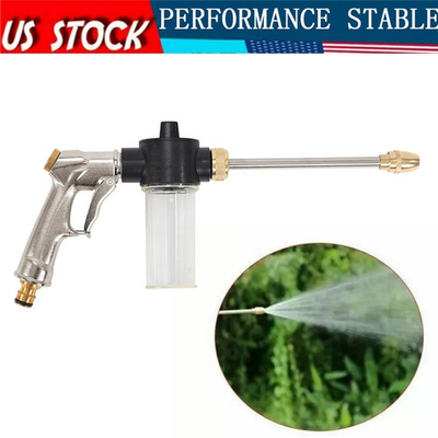 #ad #ad A Car High Pressure Power Gun Water Spray Garden Hose Nozzle Pipe Washer Tool $14.39