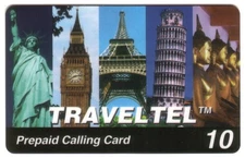 10u International Scenes: Statue of Liberty, Big Ben, Etc SPECIMEN Phone Card