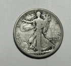 1917 S OBVERSE  WALKING LIBERTY HALF DOLLAR VG
