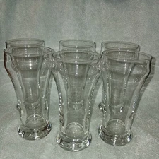 Libbey Vintage 5" 10oz Pilsner Tap Beer Glasses. Lot Of 6. BRAND NEW