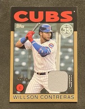 2021 Topps - 1986 Topps Baseball Relics Willson Contreras #86R-WC Gold /50 (MEM)