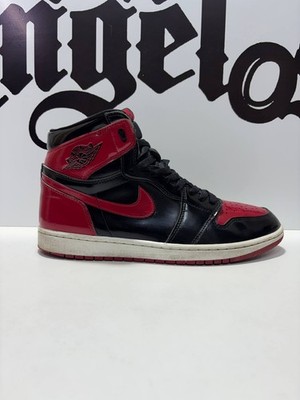 Nike Air Jordan 1 Retro High OG Patent Bred 555088-063 Men's Size 11 Used