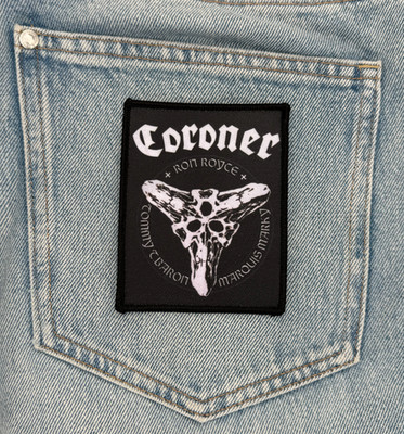 Coroner Band Patch | 3 inches x 4 inches | Printed | Swiss Thrash Metal