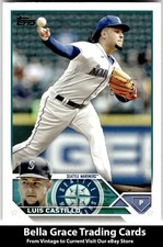 2023 Topps #468 Luis Castillo Seattle Mariners MLB Baseball