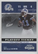 2007 Playoff Contenders Playoff Ticket 32/199 Roy Williams #35 z6b