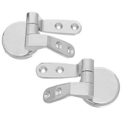 2 Sets Toilet Seat Installation Accessories Easy Close Hinges Fixing Kit for