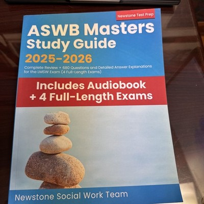 ASWB Masters Study Guide 2024-2025 - Social Work Team Audio Book May Not Work