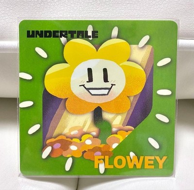 Undertale Flowey GIGO Gamer Yaki Coaster GiGO Shibuya Store Collector Item
