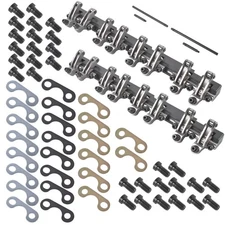 Shaft Mount Style 1.6 Ratio Stainless Steel Roller Rocker Arms for Chevy SBC 350