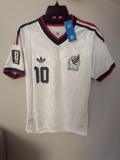 Mexico 2026 World Cup Player Jersey White A.Vega 10 Men s Size L