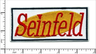 QIAGRAPHIX 20 Pcs Embroidered Iron on patches Seinfeld - TV Show 110x49mm AP025sF