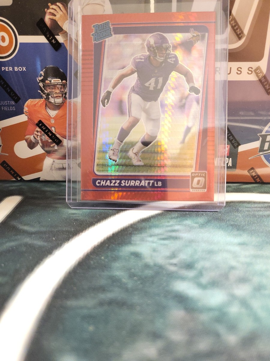2021 Donruss Optic CHAZZ SURRATT Rated Rookie Red Hyper Fanatics