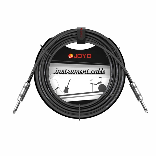 JOYO Electric Guitar Bass Cable Pedal AMP Cord 1/4 15ft Instrument Guitar Cable