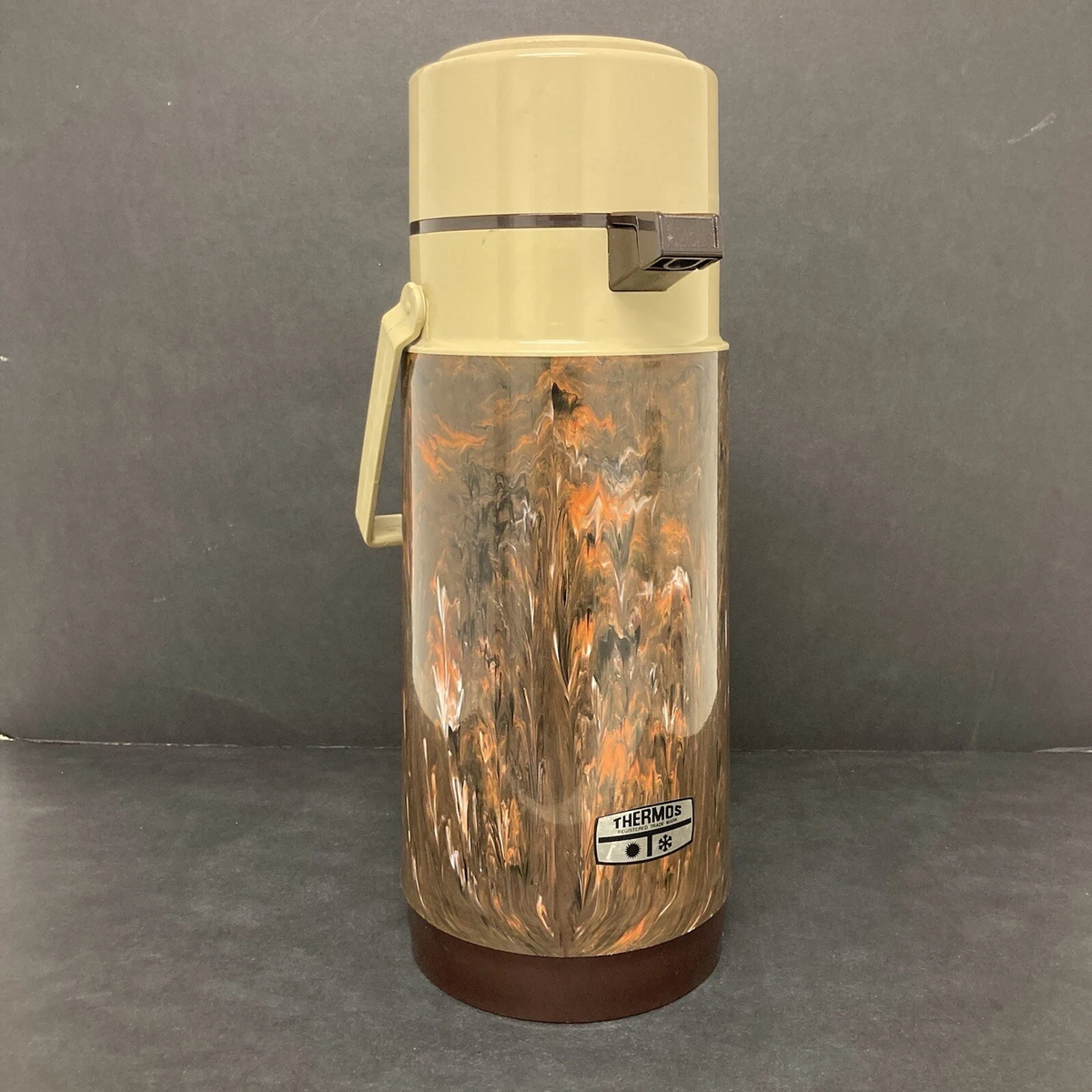 Thermos 1.8L Pump Dispenser Flask Vintage Retro Camping Travel