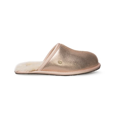 rose gold ugg slippers