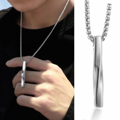 Stainless Steel Punk Spiral Silver 