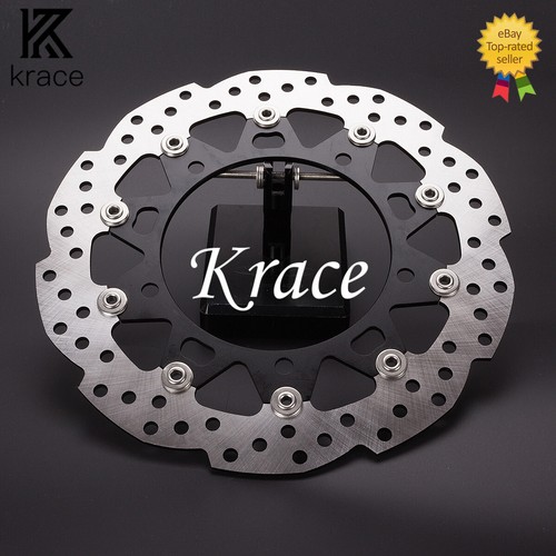For CB190R 300mm CNC Motorcycle Float Front Brake Disc Rotor Floatable black - Bild 2 von 12