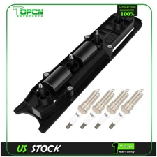 1x Ignition Coil & 4x Iridium Spark Plug Kits for Chevrolet Malibu 04-06 Pontiac