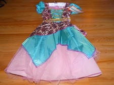 Girl's Size Medium 7-8 Fortune Teller Gypsy Halloween Costume Dress Headpiece