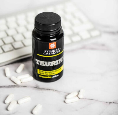 FITNESS CATALYST 100% Organic PURE Taurine DETOX 60 capsules