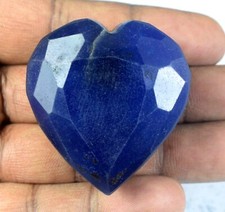 Birthday Gift Heart Shape African Blue Sapphire 319.20 Ct Natural Gemstone