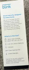 Blink Doorbell Camera Wireless Security Black- Never Opened
