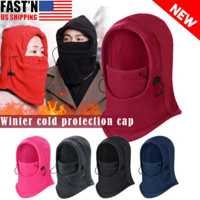 Windproof Fleece Neck Winter Warm Balaclava Ski Full Face Mask for Cold Weather