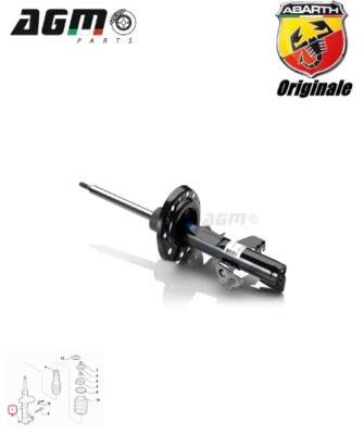 FIAT 500 Abarth Passenger Side Front Shock Absorber 51902664 for 