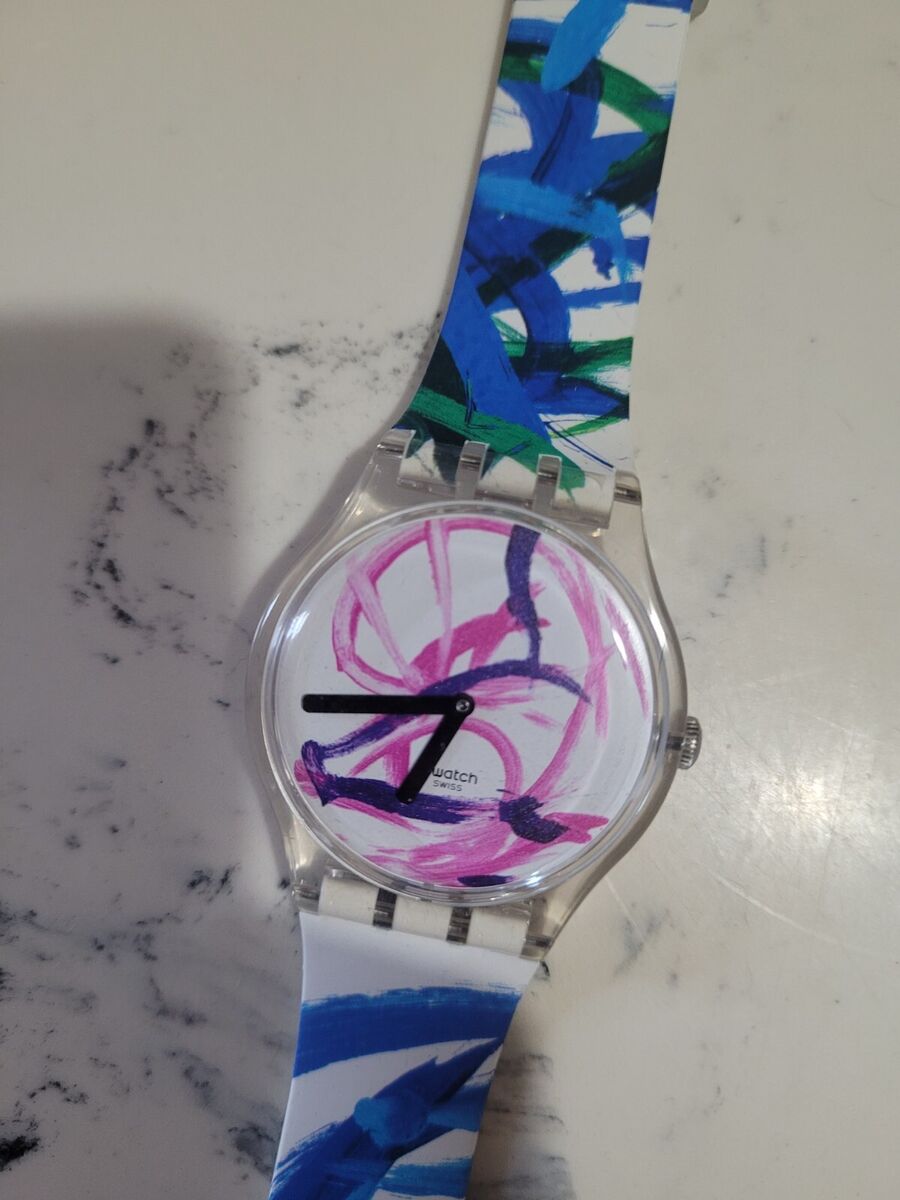 Used: Swatch “Flying Pig” by Ms. Pigcasso LTD ED Watch Used: Swatch “Flying Pig” by Ms. Pigcasso LTD ED Watch
