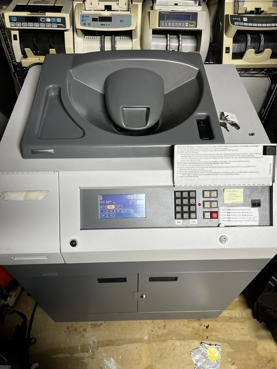 Jetsort 4601 Cummins Allison Jetsort 6690 Coin Sorter and Counter 636-9690-00 | eBay