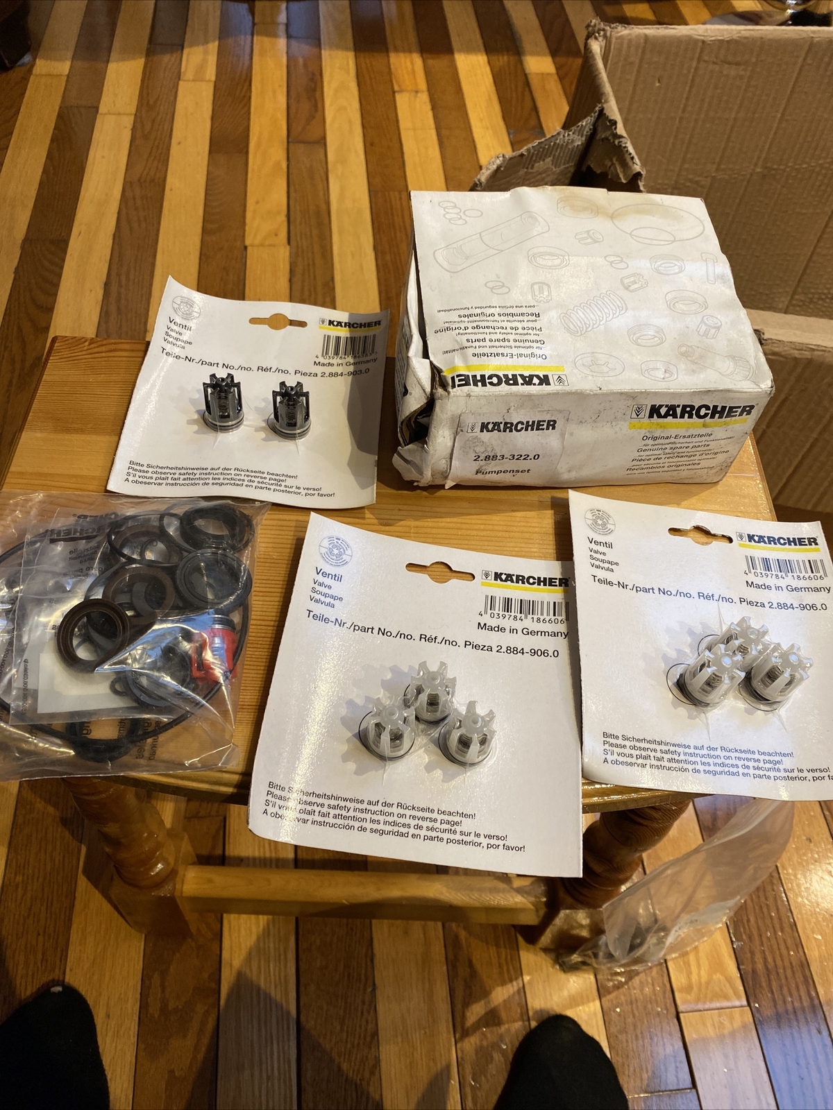 Karcher Seal Pump Set Repair Kit 2.883322.0 for HD & HDS