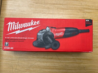 Milwaukee Tool 6130-33 7.0 Amp 4-1/2'' Small Angle Grinder