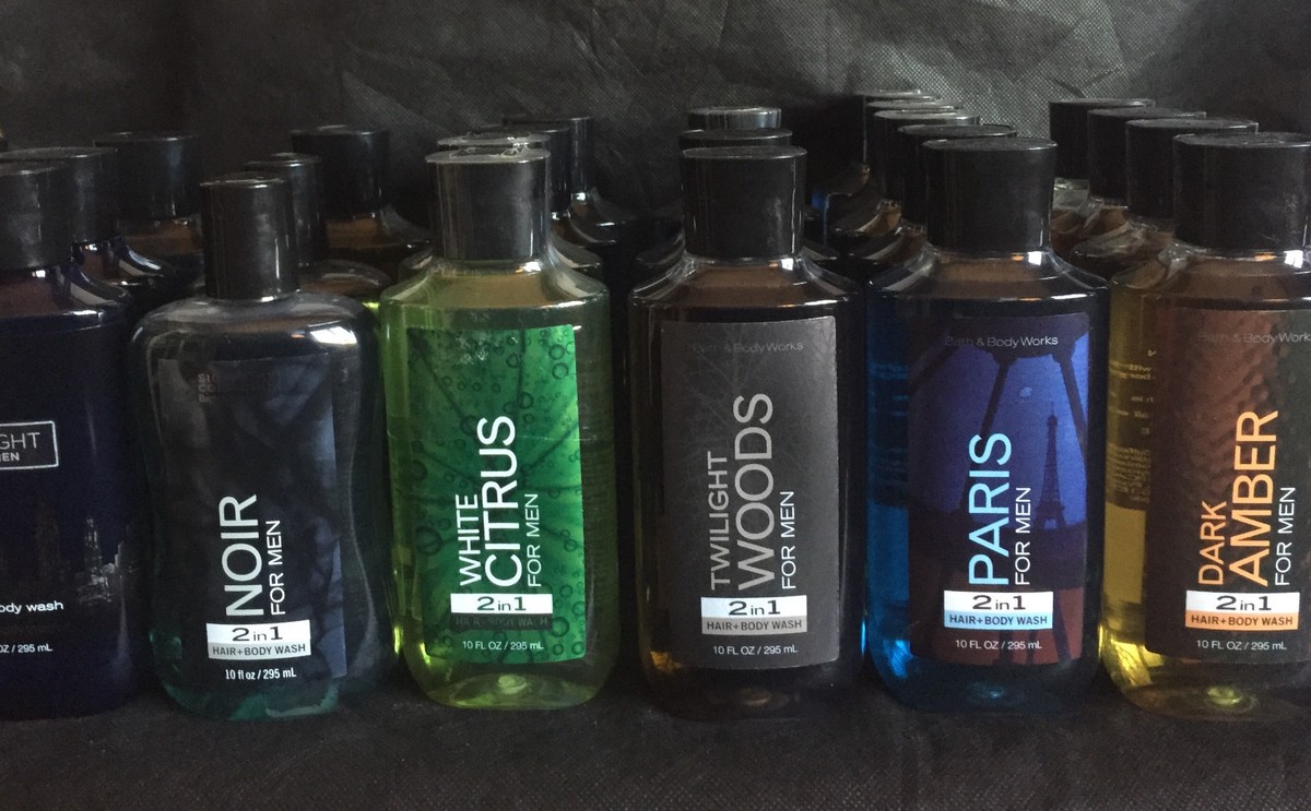 Bath & Body Works Men's 2 in1 Hair + Body Wash Shower Gel Full