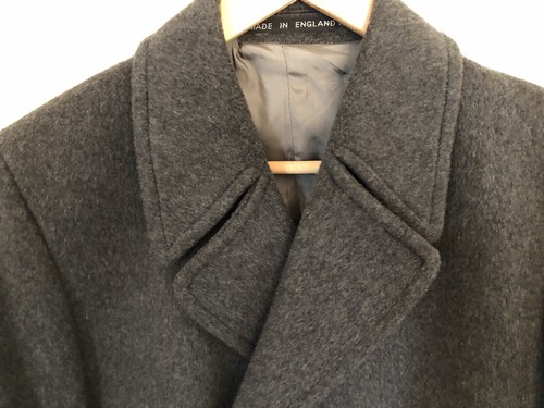 Kindler Grey Wool/Cashmere-Blend Pea Coat - UK42 - New - Picture 4 of 16