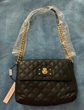 Nwt Marc Jacobs The Large Single Handbag Purse In Black Leather (soft) Rare