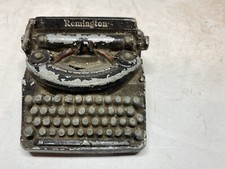 ORIGINAL 1939 WORLD FAIR REMINGTON ADVERTISING METAL SOUVENIR TYPEWRITER thumbnail
