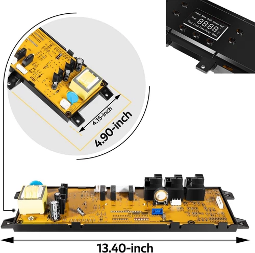 DE92-03045B Range Oven Control Board for Samsung FER300SX/SW/SB - Picture 7 of 10