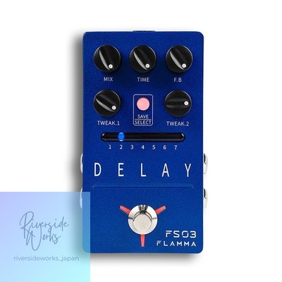 FLAMMA FS03 Delay Pedal for Guitar Effects - Compact Design