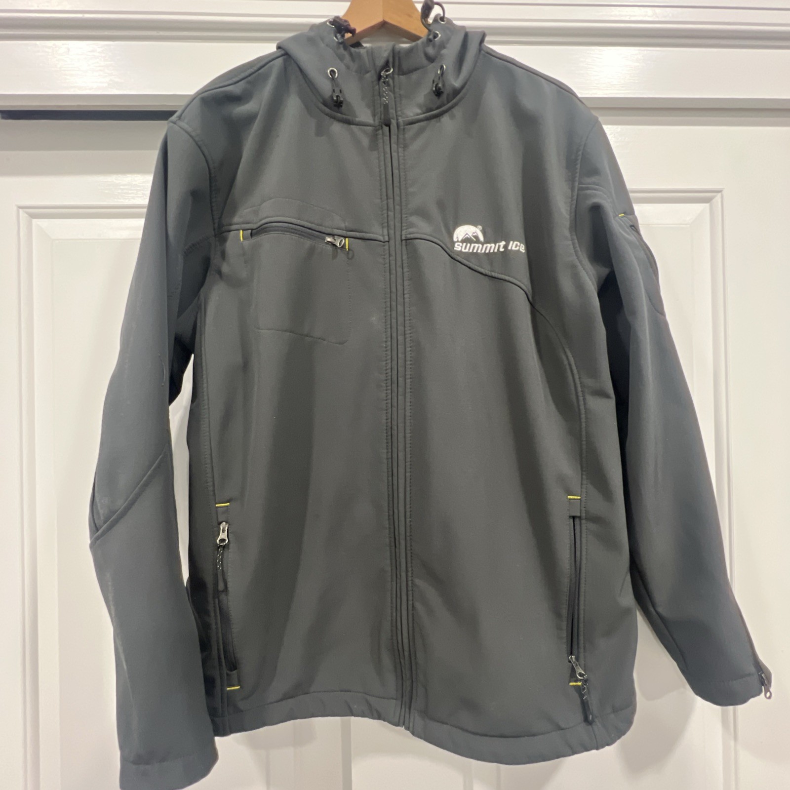 Summit Ice Jacket Medium Gray Softshell Full Zip … - image 1