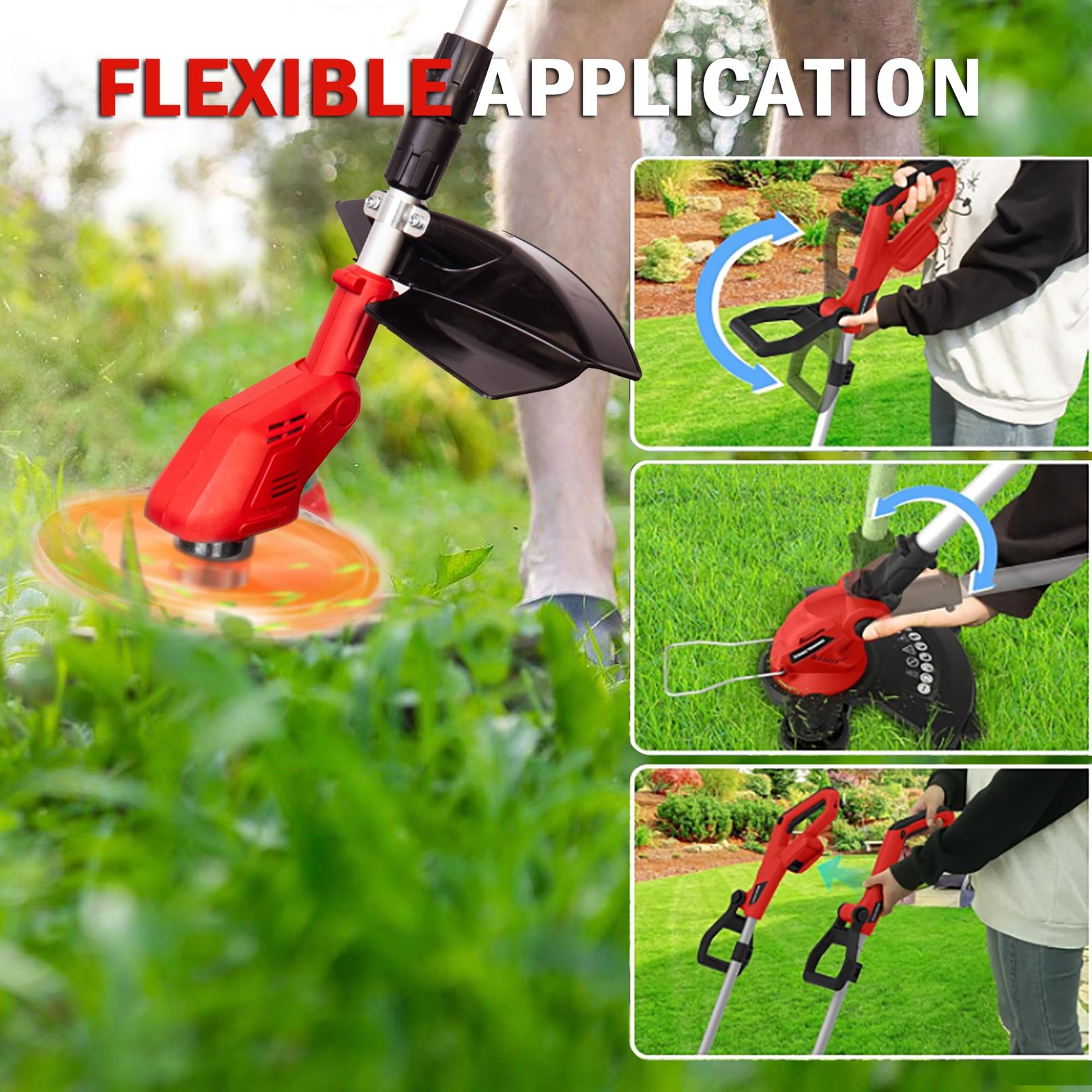 Cordless String Trimmer for Milwaukee M18 Batteries,with 8 INCH Cutting Diame...