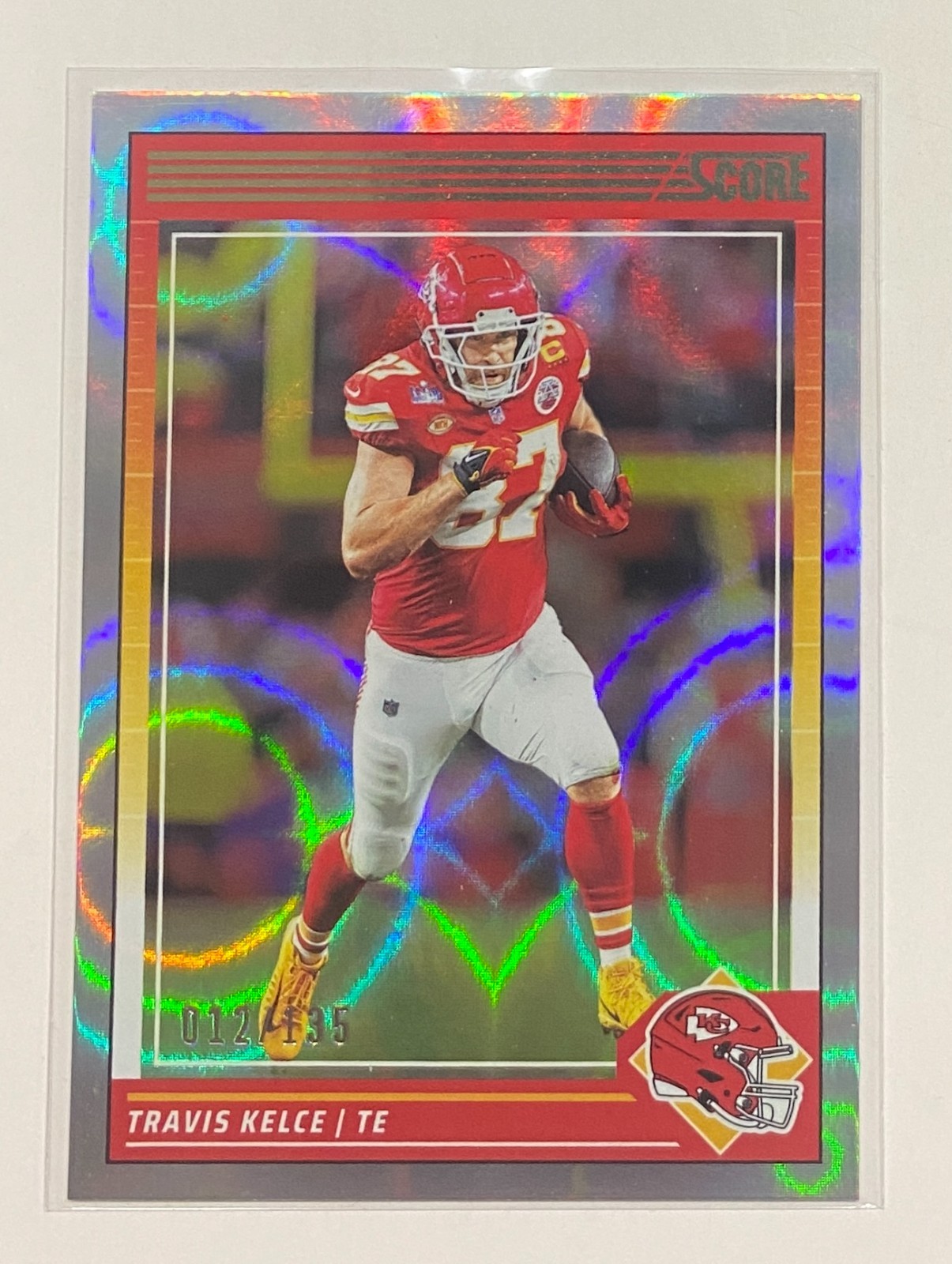 2024 Score Circular 12/135 Travis Kelce #136