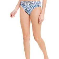Tommy Bahama Blue Medallion high waist Bikini Bottom - Small - New