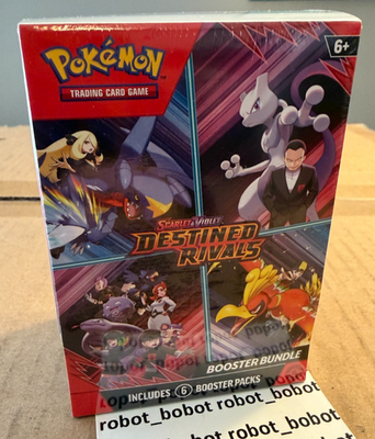 pokemon scarlet & violet destined rivals booster bundle box sealed TCG: - But thats not all—Revavroom ex Pokemon Scarlet & Violet Destined