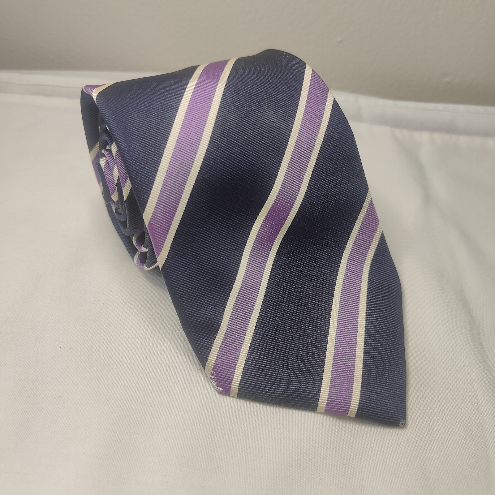 Regent Stripe Purple Well Worn 100%