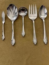 (5) Pc Serving Set Yamazaki Cragg MONIQUE Stainless Japan