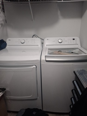 #ad LG Washer WT7150CW and Dryer Set DLE6100W MODEL 2024 $1299.00