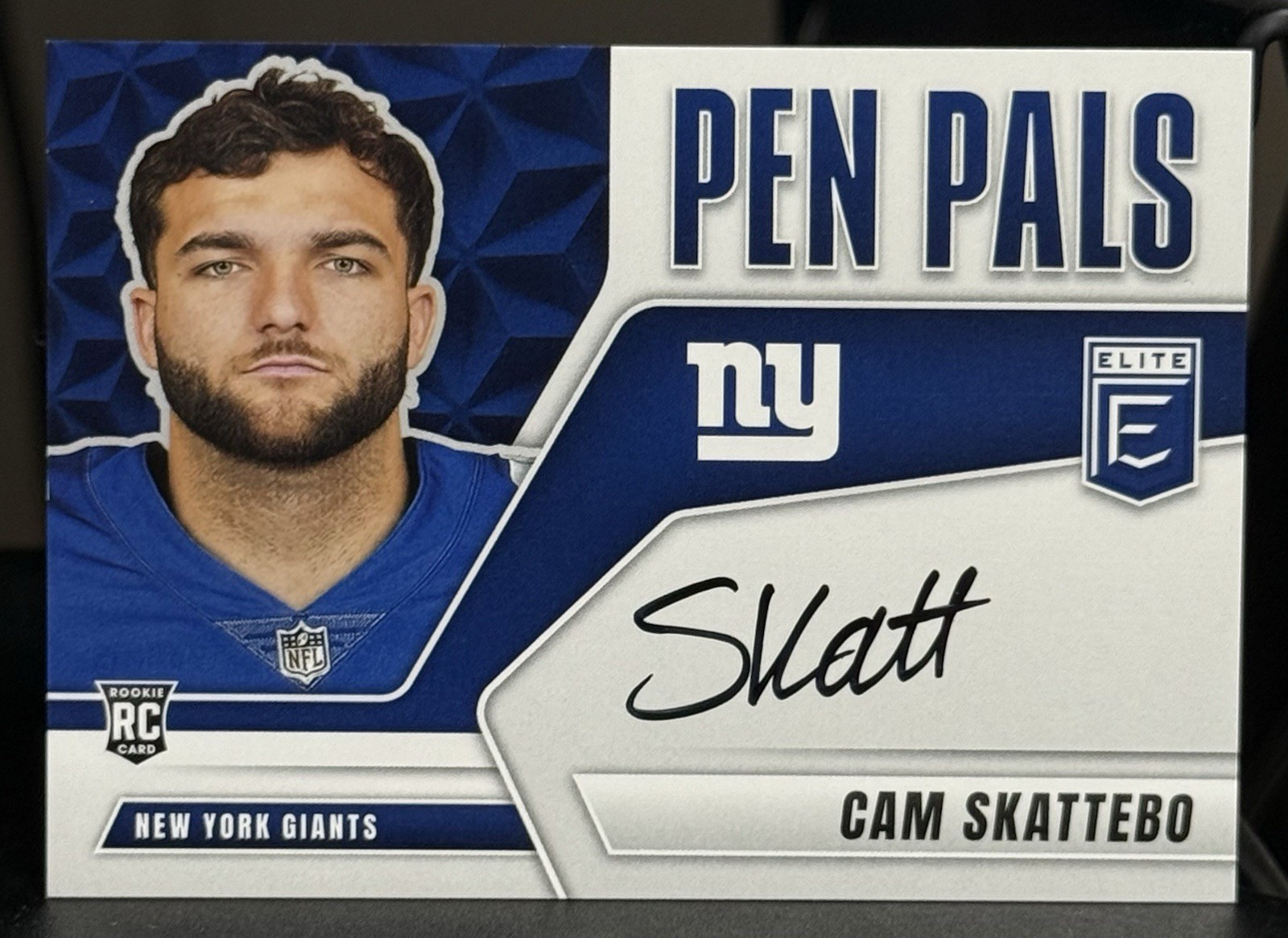 2025 DONRUSS ELITE CAM SKATTEBO PEN PALS ROOKIE AUTO 