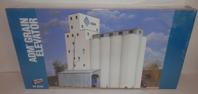 Walthers Cornerstone HO Scale ADM Grain Elevator Kit #933-3022 NIB
